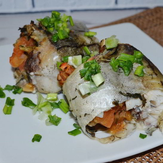 Рецепт фаршированного минтая