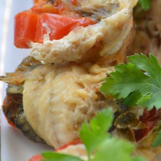 Рецепт фаршированных рулетиков из камбалы