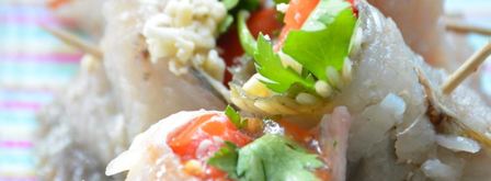 фаршированные рулетики из камбалы. Шаг 4