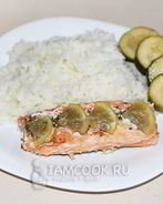 Филе семги запеченное в фольге