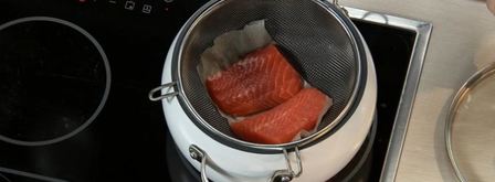 форель на пару с салатом из брюссельской капусты. Шаг 2