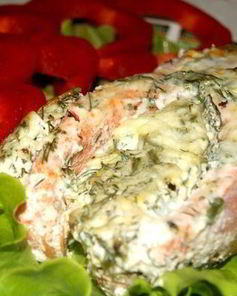 Форель в сметане