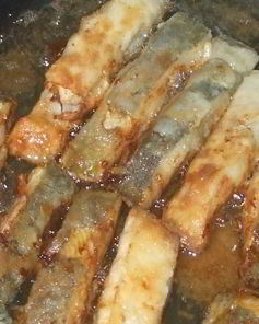 Камбала жареная