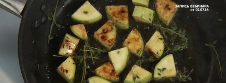 карельская форель с соком помело и кабачками. Шаг 6