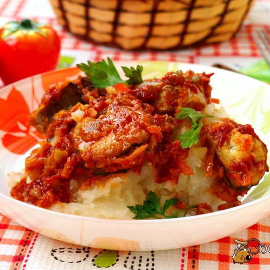 Рецепт хека с овощами в томатном соусе