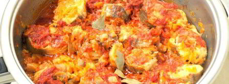 хек с овощами в томатном соусе. Шаг 5