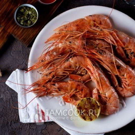 Рецепт лангустин на гриле