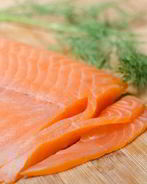 Лосось холодного копчения