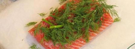 лосось с апельсиновым желе и картофелем рести. Шаг 2