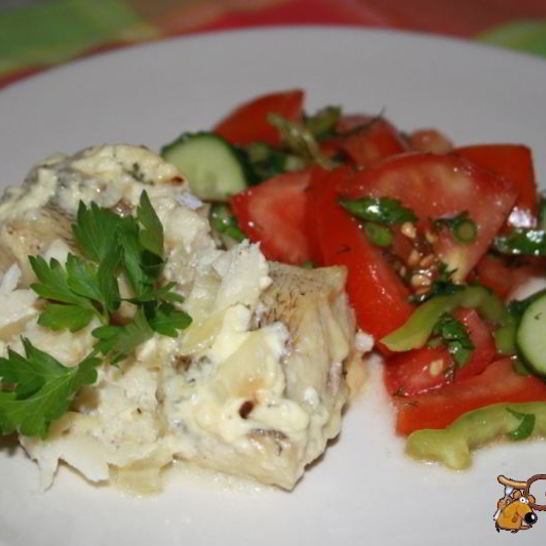 Рецепт нототении в духовке с двумя сырами