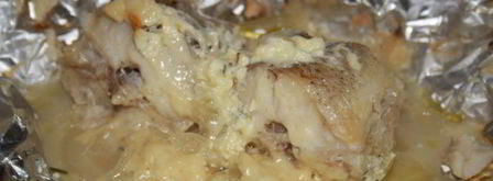 нототения в духовке с двумя сырами. Шаг 3