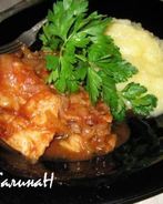 Рыба, запеченная в пиве с розмарином