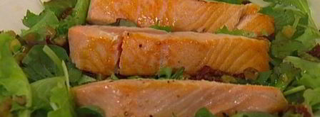 семга с баклажанным пюре. Шаг 11