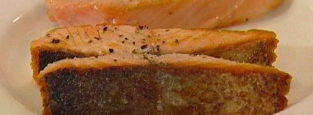 семга с баклажанным пюре. Шаг 9