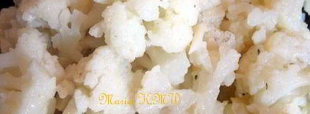 семга с хрустящей корочкой и цветной капустой. Шаг 4