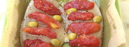 тилапия запеченная в духовке с помидорами. Шаг 2