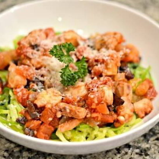 Рецепт тушеного осьминога