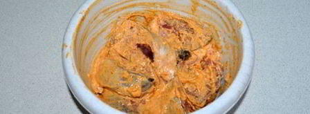 запеченная горбуша с плавленым сыром и майонезом. Шаг 3