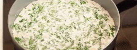 запеченная семга под шпинатным соусом. Шаг 8