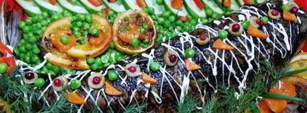 запеченный белый амур с овощами. Шаг 12