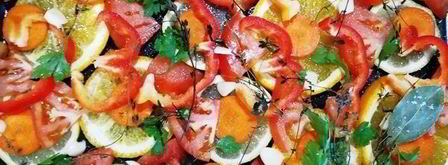 запеченный белый амур с овощами. Шаг 5