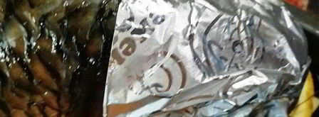 запеченный белый амур с овощами. Шаг 9