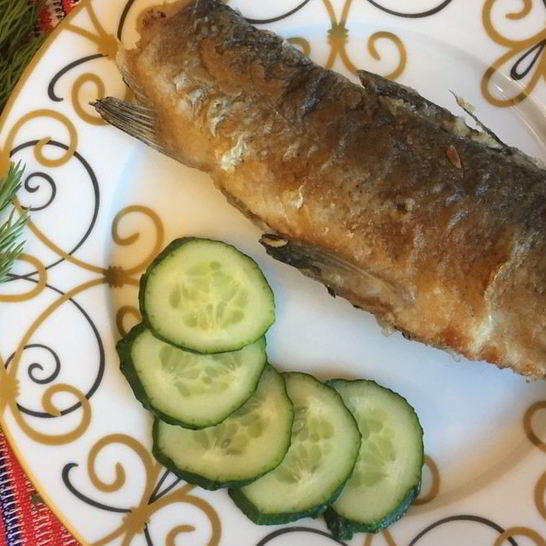 Рецепт жареной пеляди