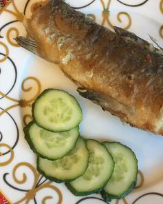 Жареная пелядь