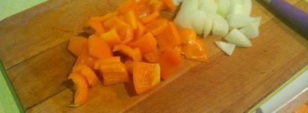 жаренная рыба с рисом в соевом соусе. Шаг 2