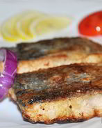 Жареное филе кижуча