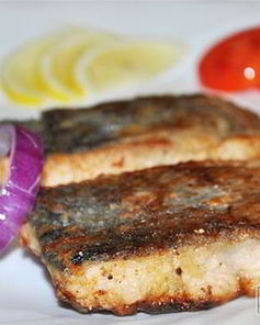 Жареное филе кижуча