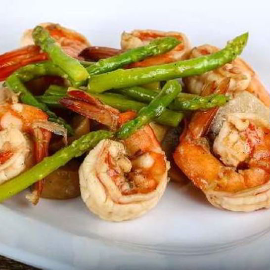 Рецепт жареных креветок