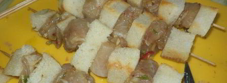 хрустящие шашлычки с рыбкой. Шаг 7