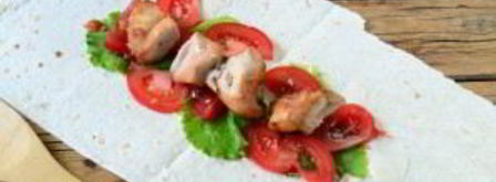 куриный шашлык в лаваше. Шаг 6