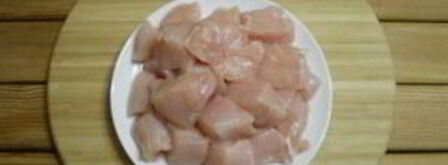 куриные шашлычки на шпажках в духовке. Шаг 4