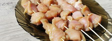 куриные шашлычки на шпажках. Шаг 5