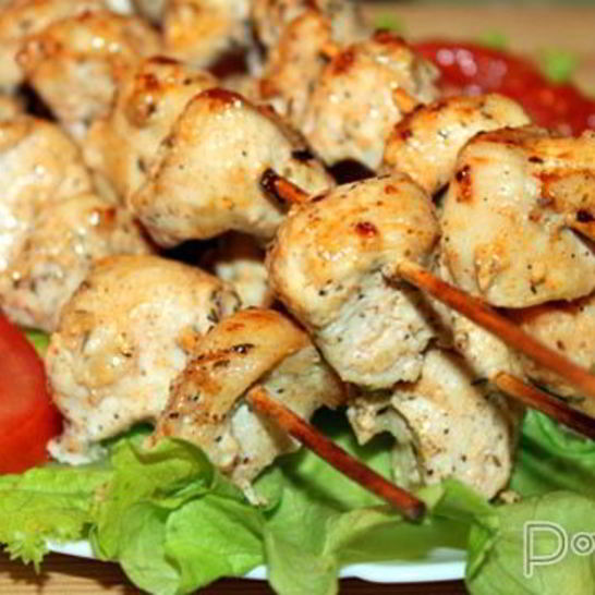 Рецепт куриных шашлычков в духовке