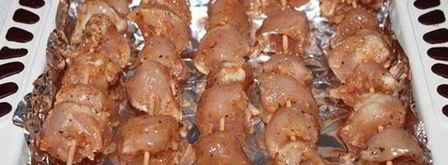 куриные шашлычки в духовке. Шаг 3