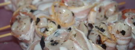 куриные шашлыки в беконе. Шаг 2