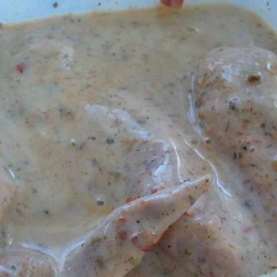 Рецепт маринада для куриного шашлыка на кефире
