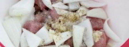 маринад для шашлыков из свинины. Шаг 2