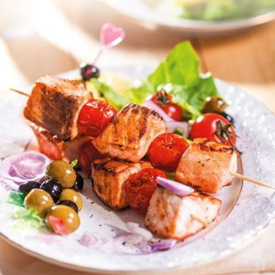 Рецепт праздничного шашлыка из семги