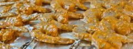 шашлычки из креветок на гриле. Шаг 5