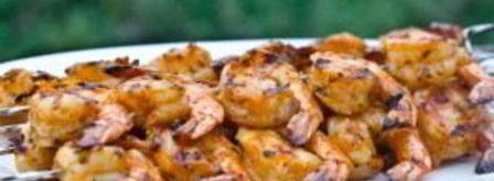 шашлычки из креветок на гриле. Шаг 7