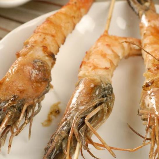 Рецепт шашлычков из креветок