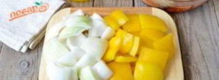 шашлычки из курицы в меду с овощами. Шаг 5