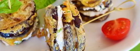 шашлык из баклажана в кляре с сыром. Шаг 18