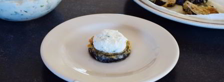 шашлык из баклажана в кляре с сыром. Шаг 14