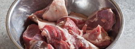 шашлык из баранины на кефире. Шаг 7