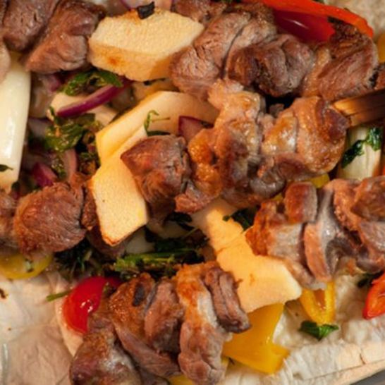 Рецепт шашлыка из баранины с айвой